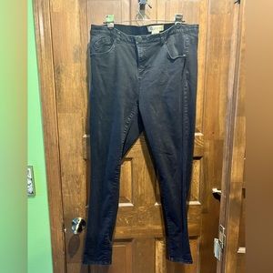 Democracy ‘Ab’ technology size 16 black jeans . Full length